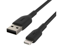 Belkin Kabel USB-A na Lightning, w oplocie, 0,15m, czarny - 1330427 - zdjęcie 4